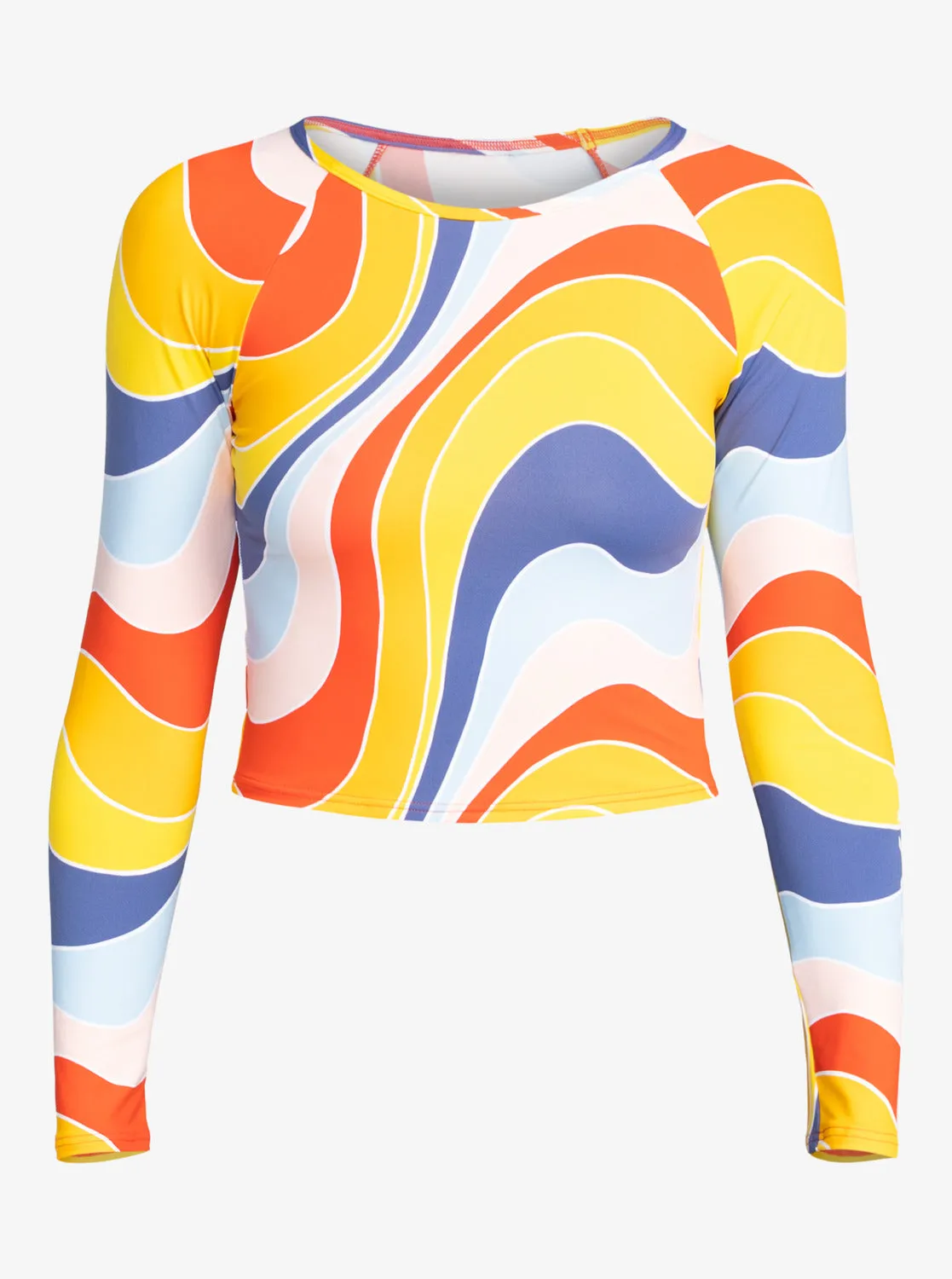 Crop Top Long Sleeve Rashguard - Tiger Lily Cruz sold by Roxy product image thumbnail 5