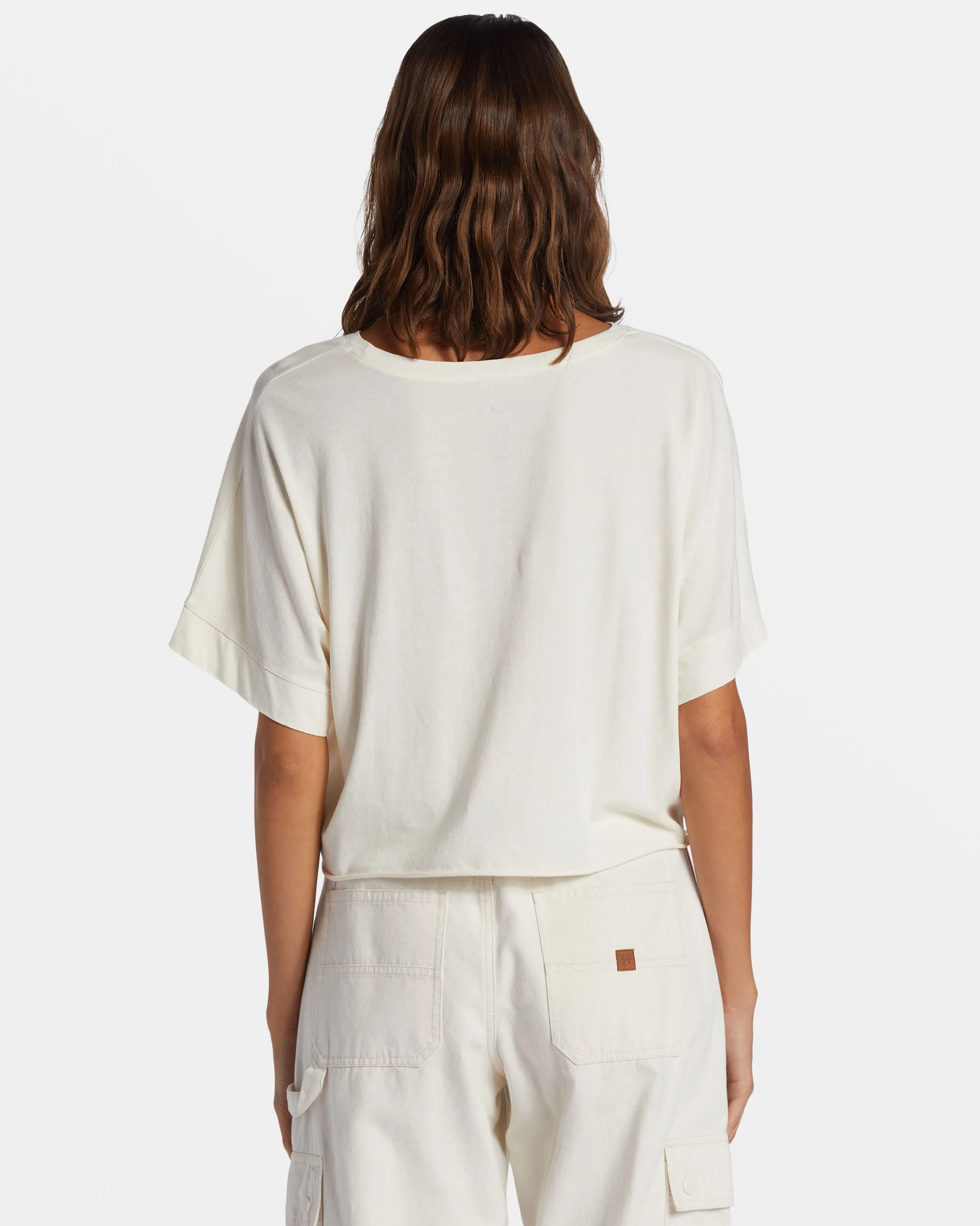 Salty Stack T-Shirt - Egret sold by Roxy product image thumbnail 2