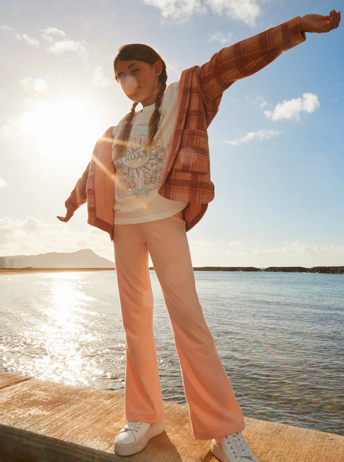 Girls 4-16 Cosmic Window Oversized Boyfriend T-Shirt - Snow White sold by Roxy product image thumbnail 3