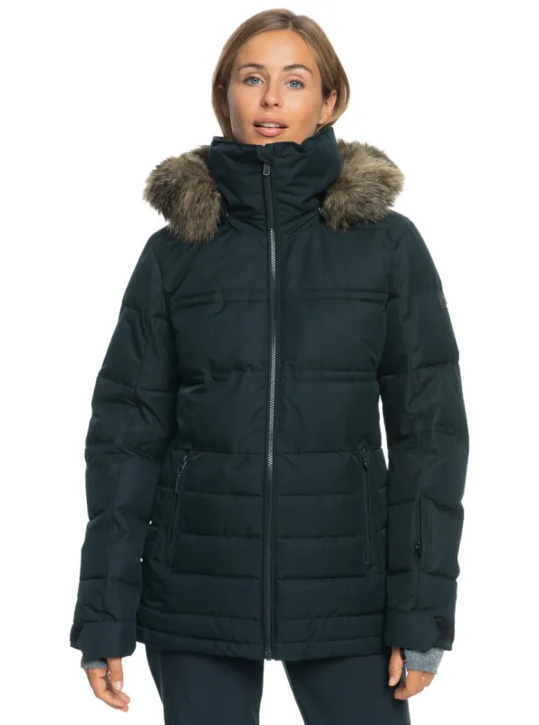 Quinn Technical Snow Jacket - True Black sold by Roxy