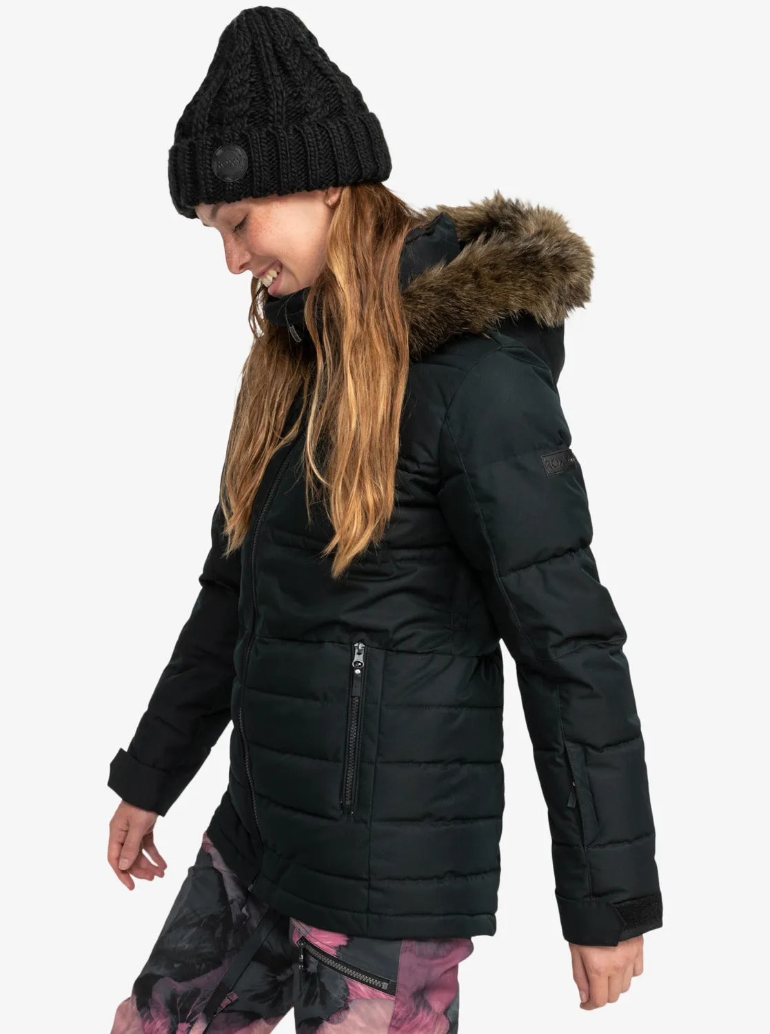 Quinn Technical Snow Jacket - True Black sold by Roxy product image thumbnail 2