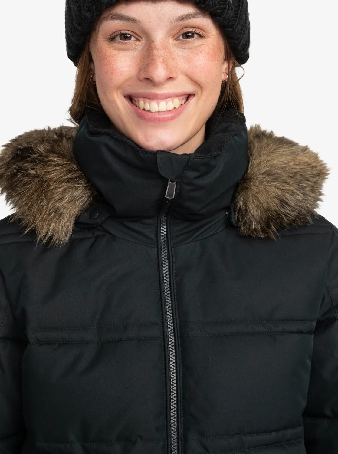 Quinn Technical Snow Jacket - True Black sold by Roxy product image thumbnail 3