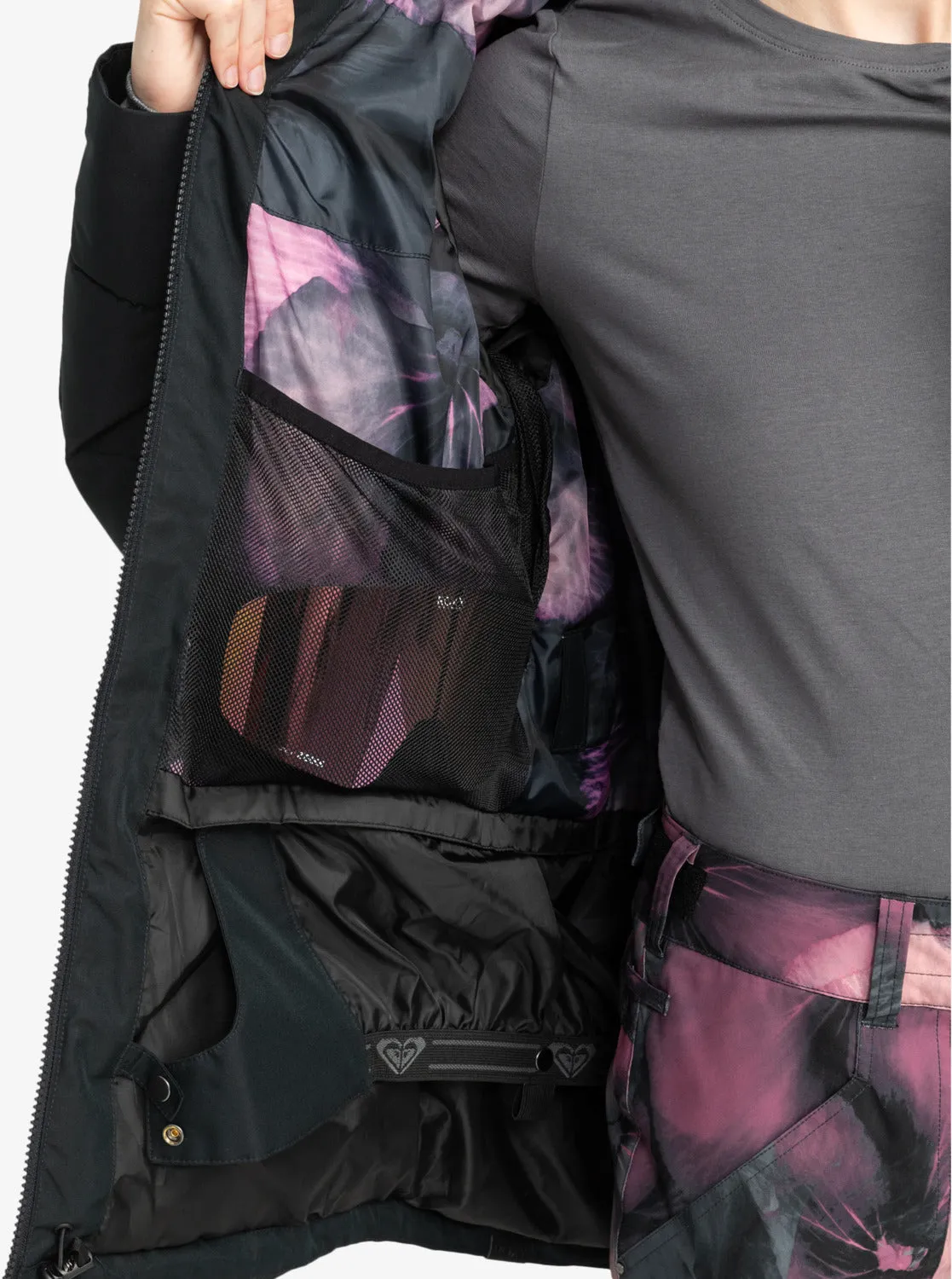 Quinn Technical Snow Jacket - True Black sold by Roxy product image thumbnail 4