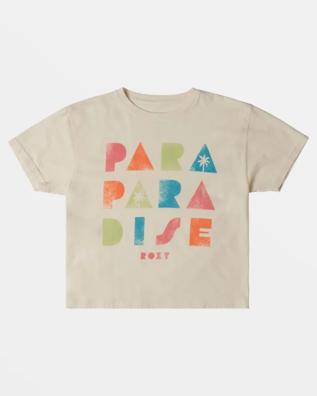 Girls 4-16 Para Paradise Oversized T-Shirt - Egret sold by Roxy