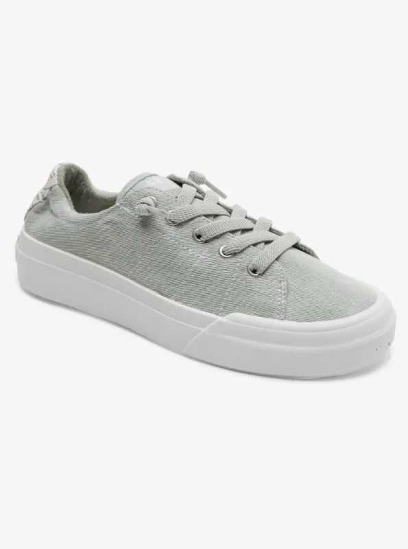 Roxy Rae Shoes - Washed Olive sold by Roxy