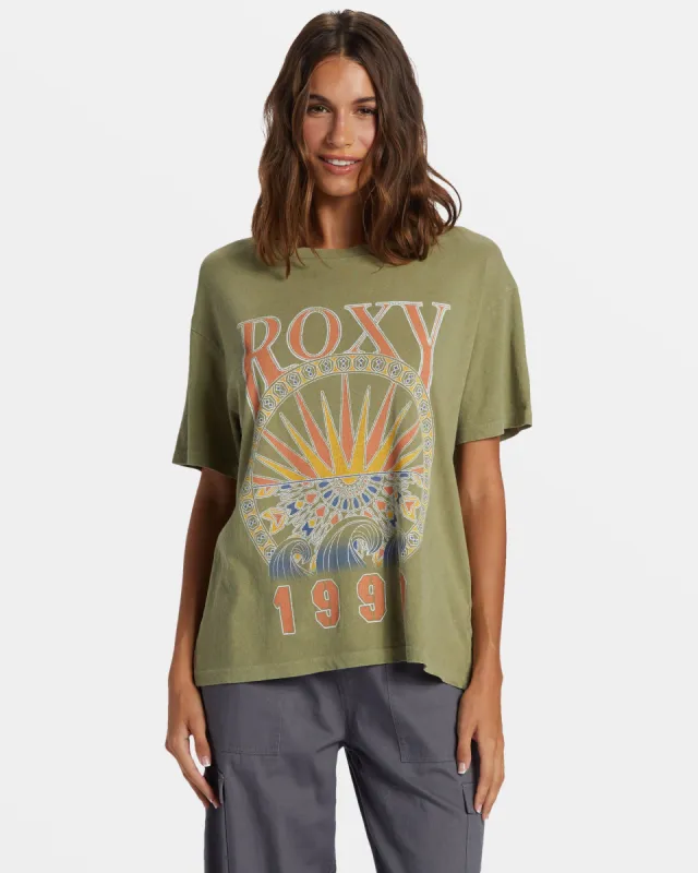 Surfs Up T-Shirt - Oil Green sold by Roxy