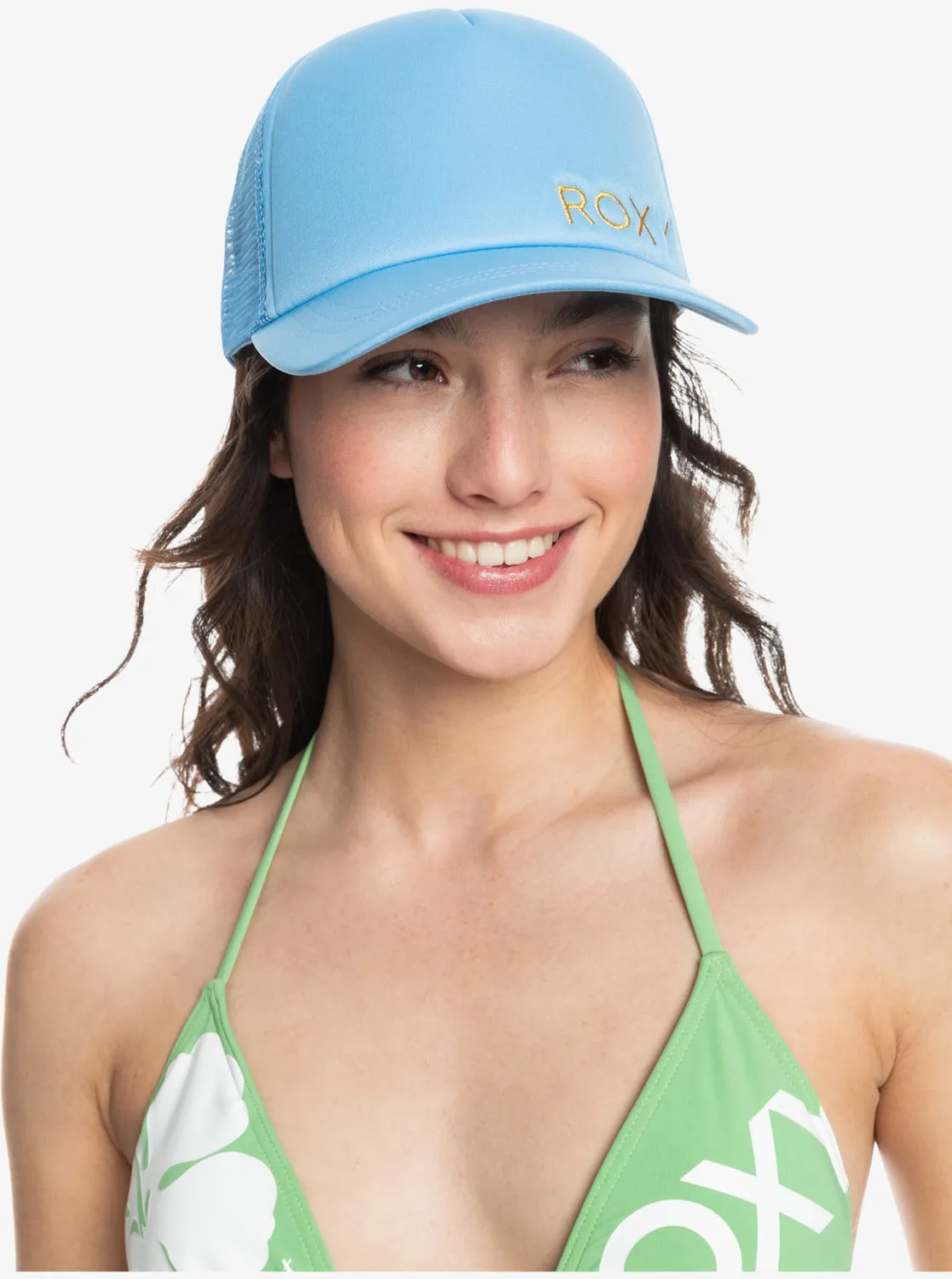 Finishline Trucker Hat - Bel Air Blue sold by Roxy