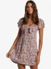 Oceanview Mini Dress - Tiger Lily Autumn Ditsy sold by Roxy