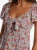 Oceanview Mini Dress - Tiger Lily Autumn Ditsy sold by Roxy