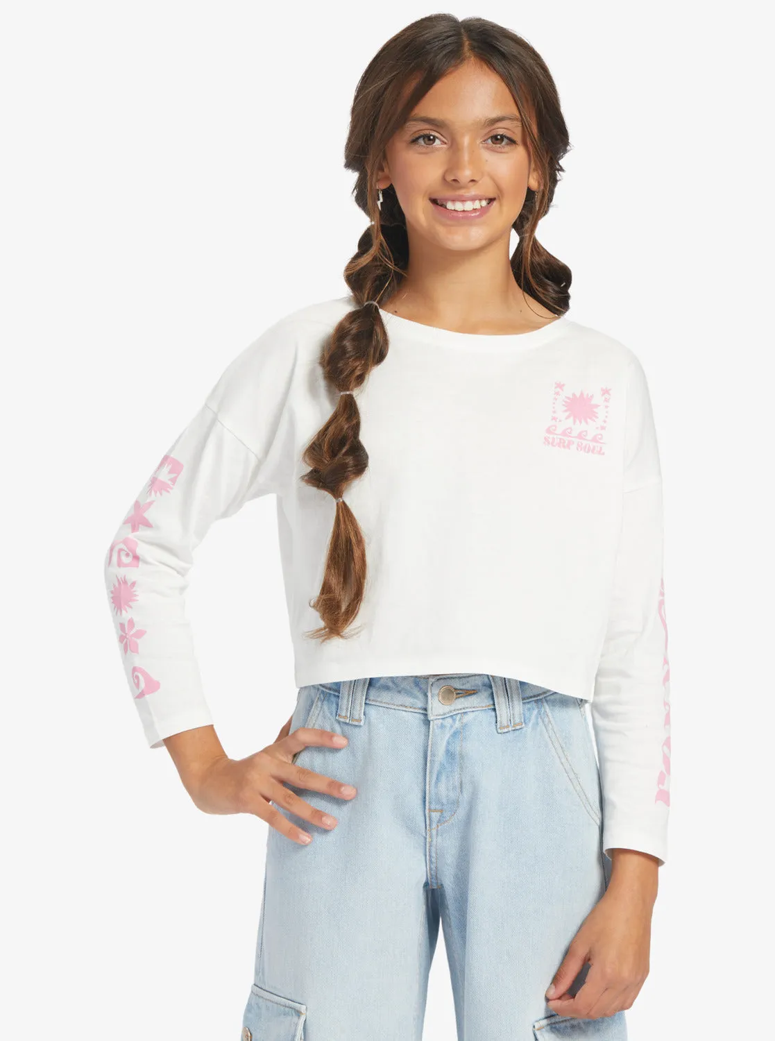 Girls 4-16 All You Never Say Long Sleeve T-Shirt - Snow White sold by Roxy product image thumbnail 3