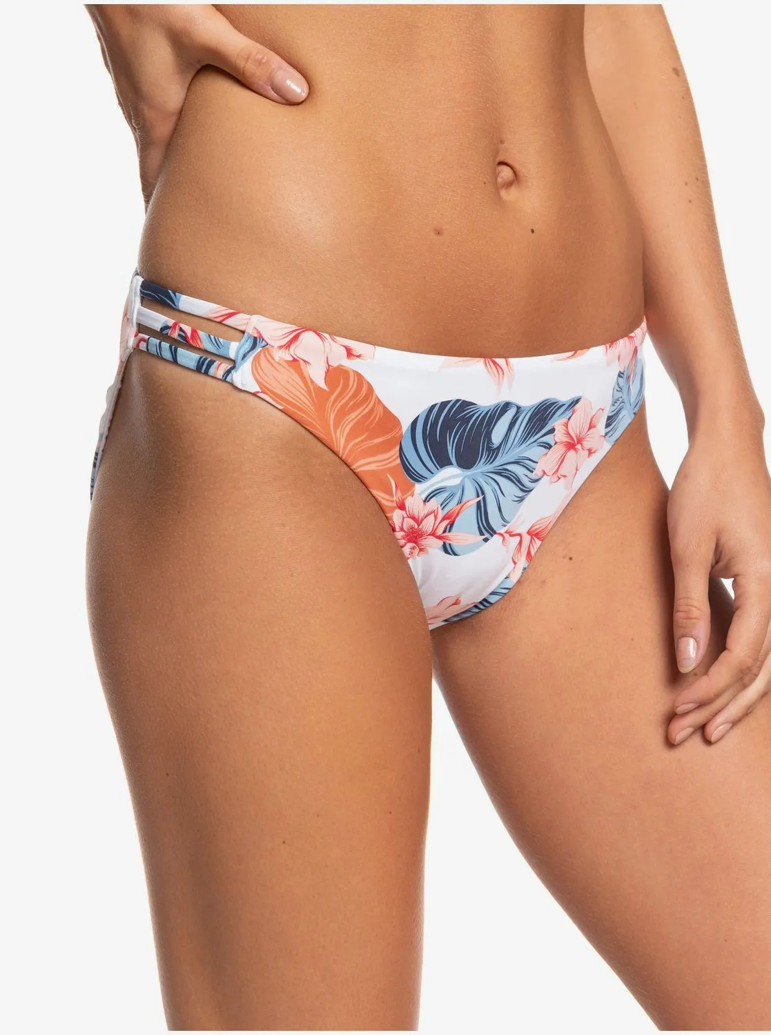Printed Beach Classics Full Bikini Bottoms - Bright White Standar S sold by Roxy product image thumbnail 2