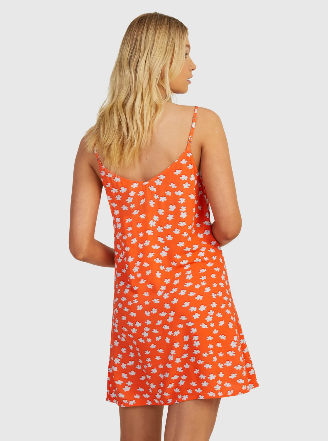 Shine A Light Slip Dress - Tiger Lily Flower Rain sold by Roxy product image thumbnail 3