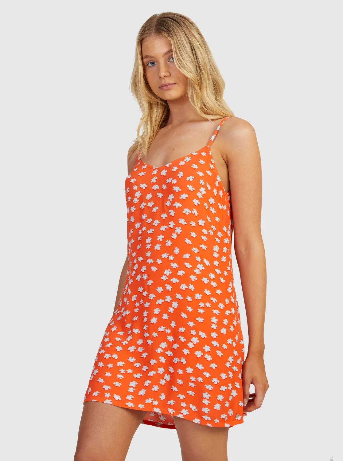 Shine A Light Slip Dress - Tiger Lily Flower Rain sold by Roxy product image thumbnail 4