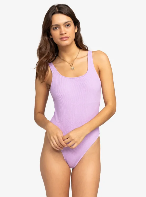 Aruba One-Piece Swimsuit - Crocus Petal sold by Roxy