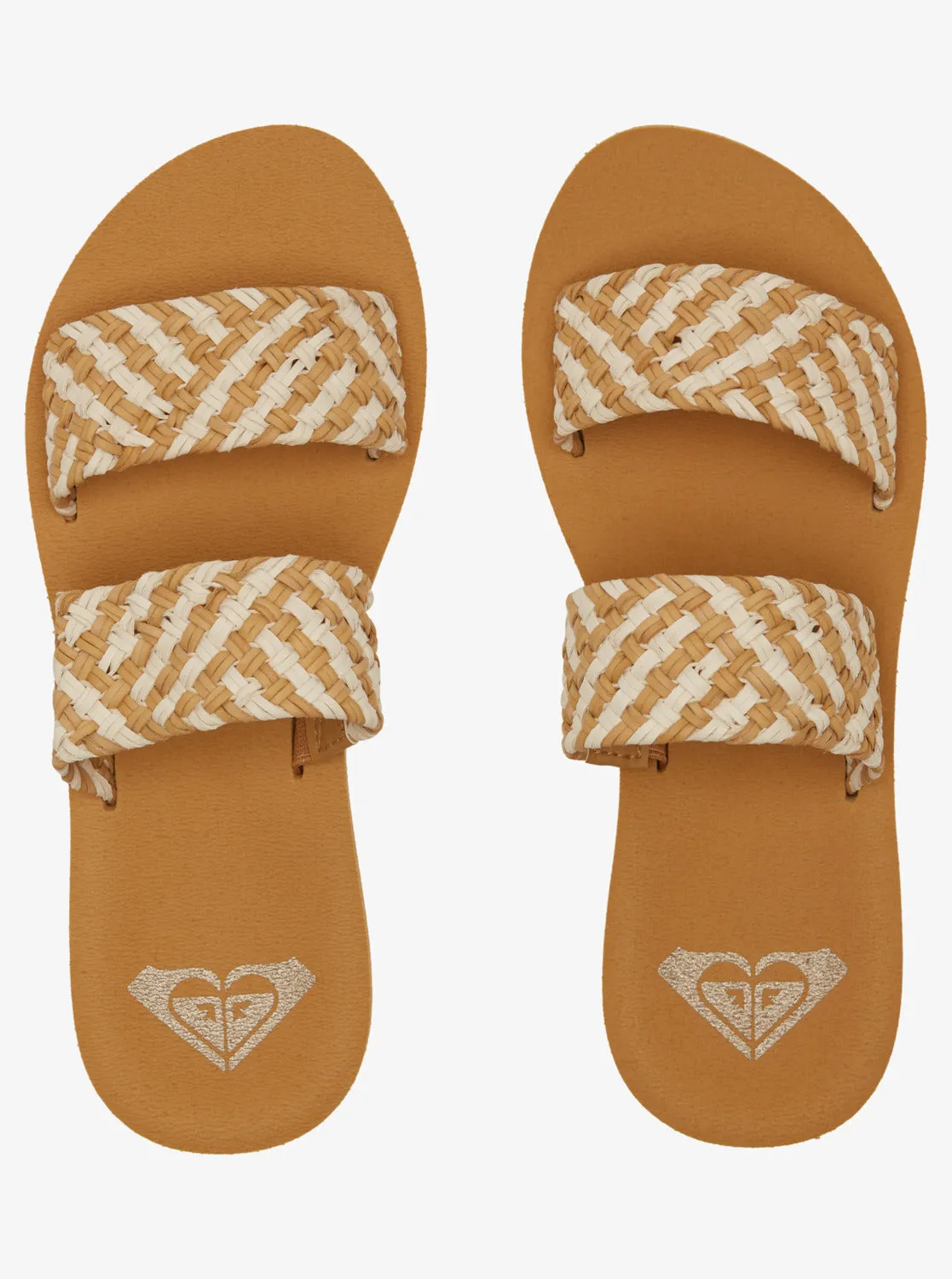 Porto Slide II Slide Sandals - Natural sold by Roxy product image thumbnail 4
