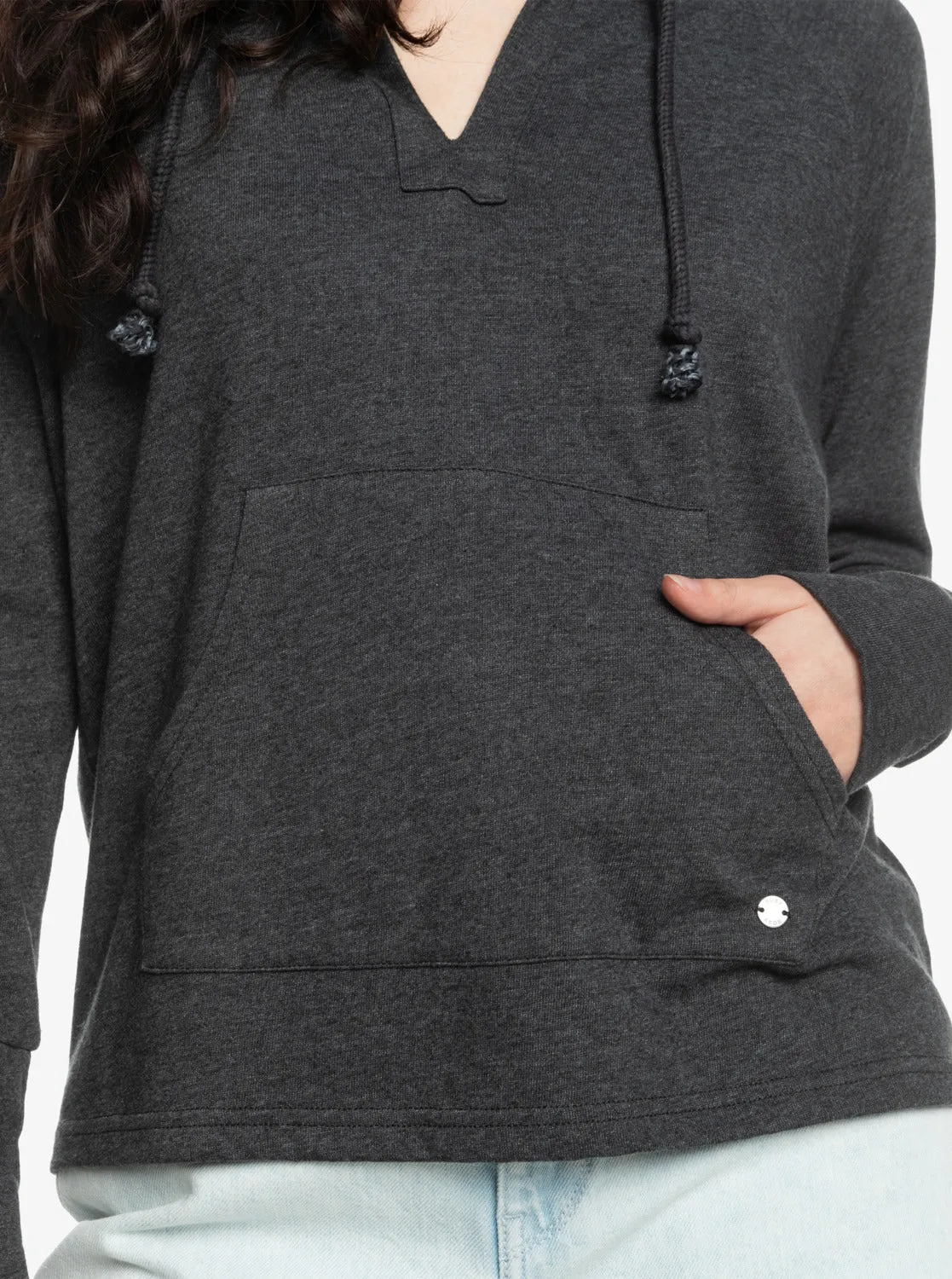 Destination Surf Long-Sleeve Hooded Top - Anthracite sold by Roxy product image thumbnail 3