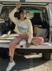 Coastal Cruiser Wide Leg Pants - Dusty Coral sold by Roxy