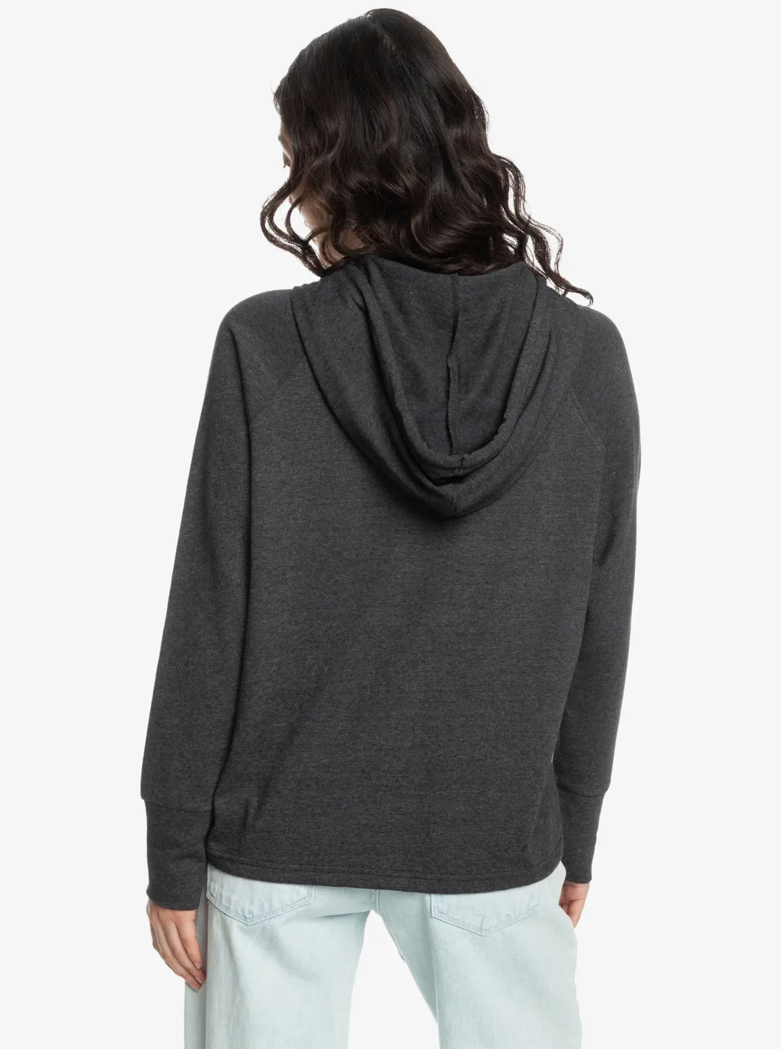 Destination Surf Long-Sleeve Hooded Top - Anthracite sold by Roxy product image thumbnail 5