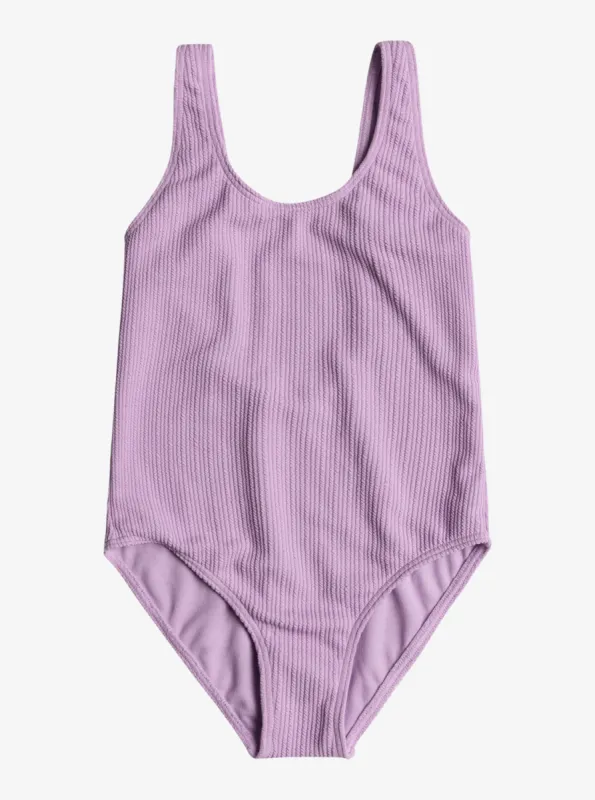 Girls 7-16 Aruba One-Piece Swimsuit - Crocus Petal sold by Roxy