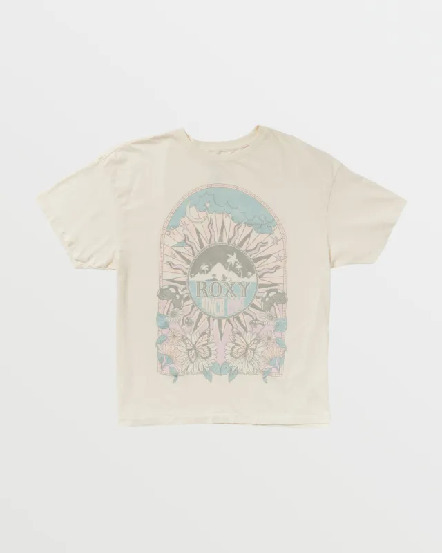 Cosmic Window Xbfc T-Shirt - Egret sold by Roxy