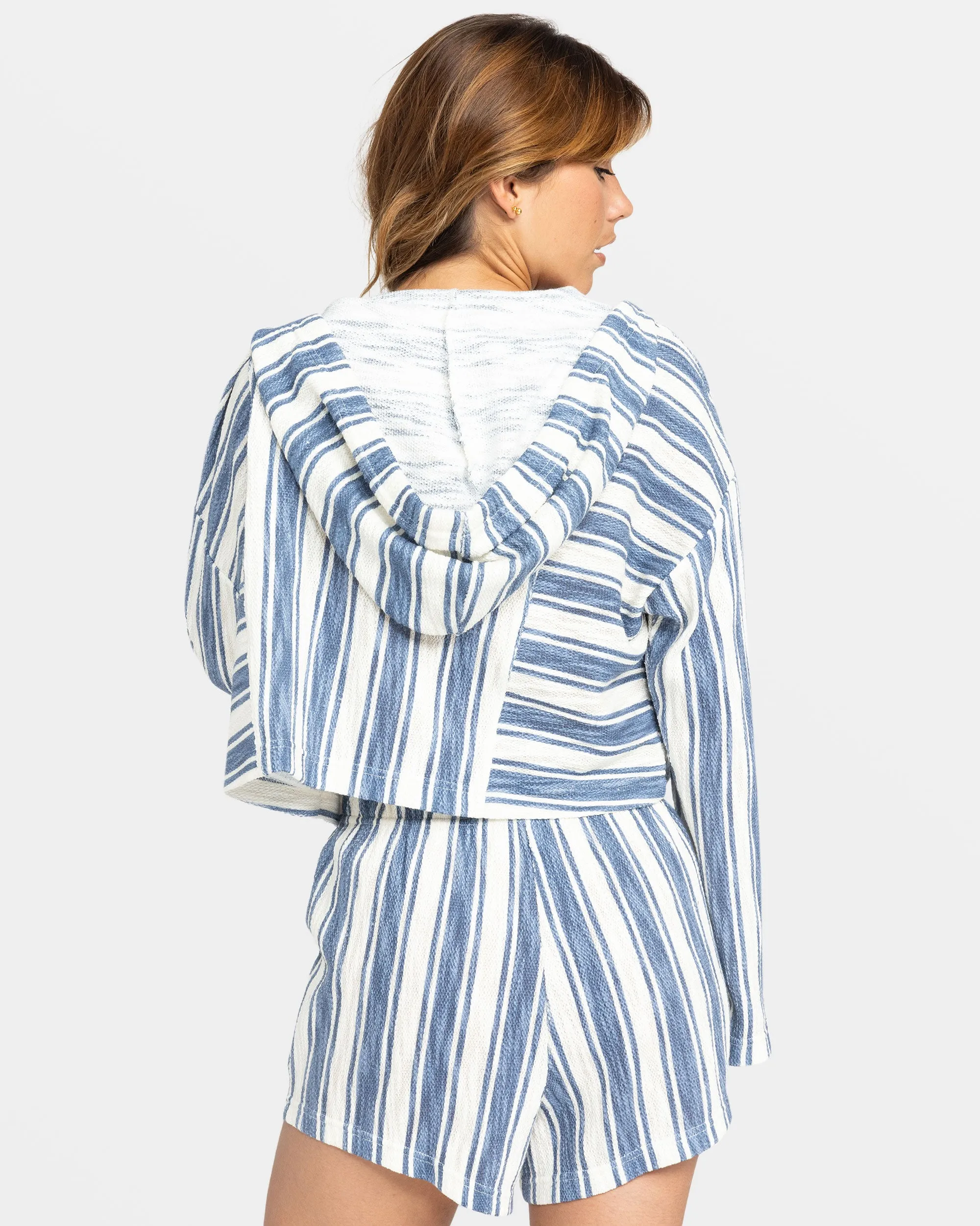 Todos Santos Oversized Hoodie - Wild Wind Sandy Stripe sold by Roxy product image thumbnail 2