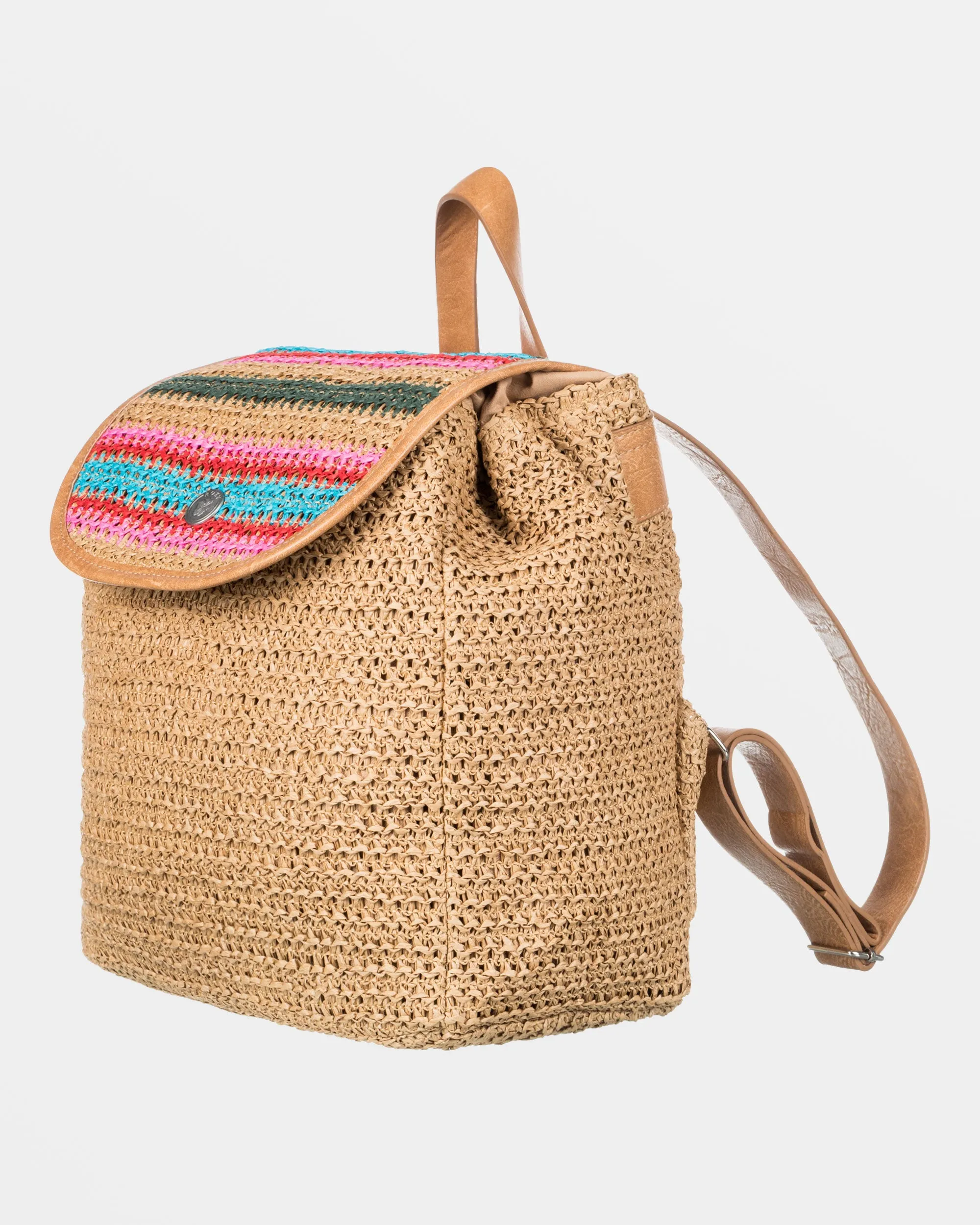 Coco Pearl Straw Backpack - Natural sold by Roxy product image thumbnail 4