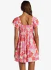 Oceanview Mini Dress - Pale Dogwood Lhibiscus sold by Roxy