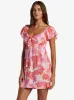 Oceanview Mini Dress - Pale Dogwood Lhibiscus sold by Roxy