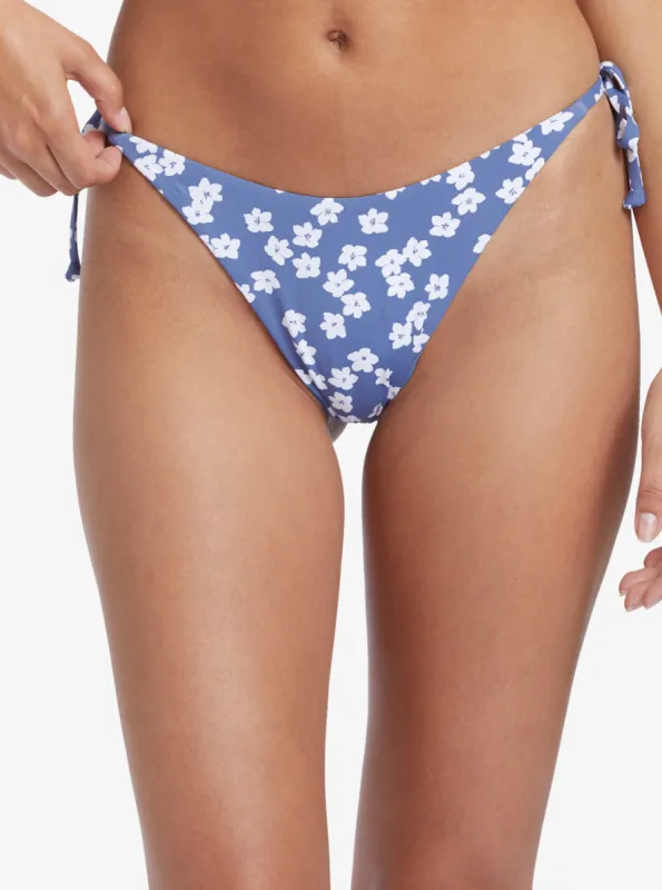 Palm Cruz Cheeky Bikini Bottom - Bijou Blue Floral Delight sold by Roxy