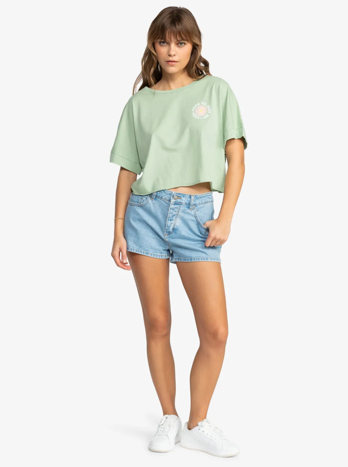 Feel Free T-Shirt - Laurel Green sold by Roxy product image thumbnail 5