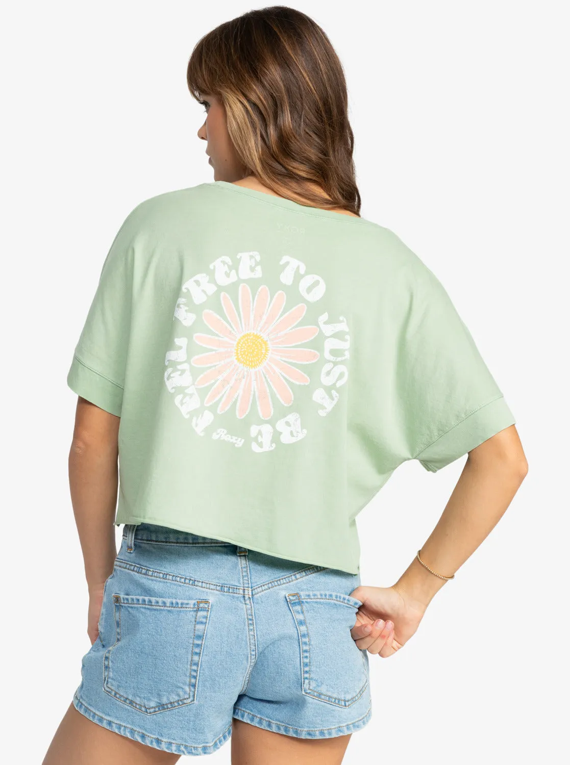 Feel Free T-Shirt - Laurel Green sold by Roxy product image thumbnail 2