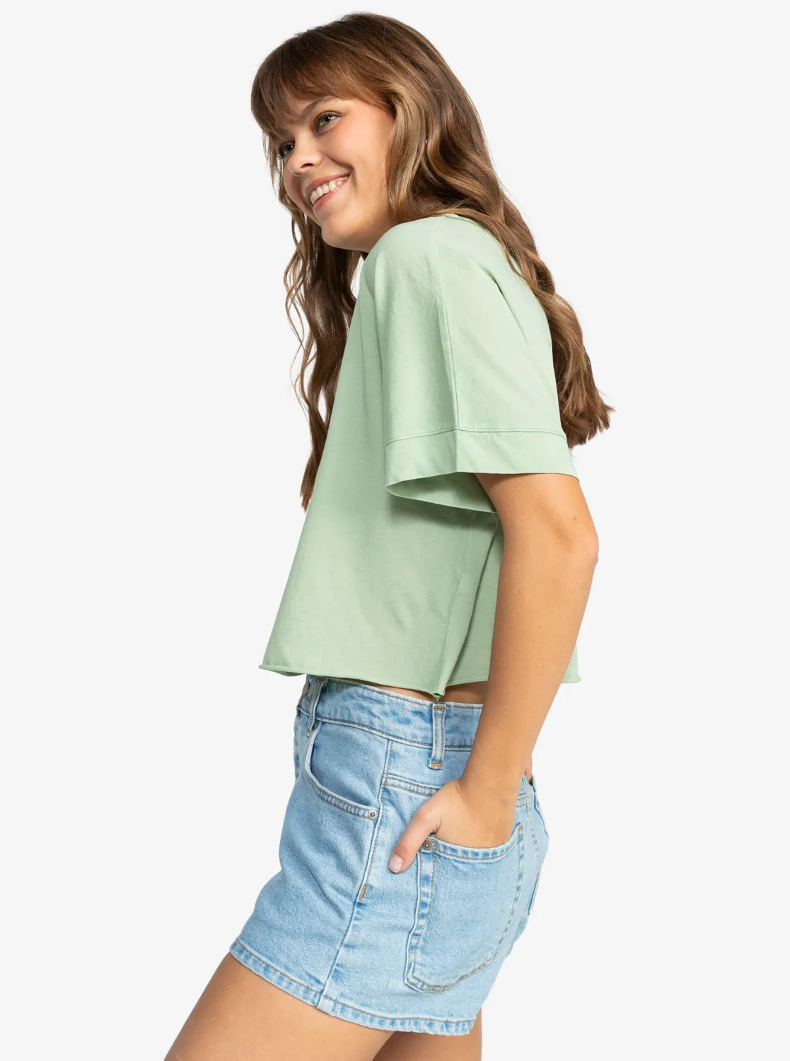 Feel Free T-Shirt - Laurel Green sold by Roxy product image thumbnail 3