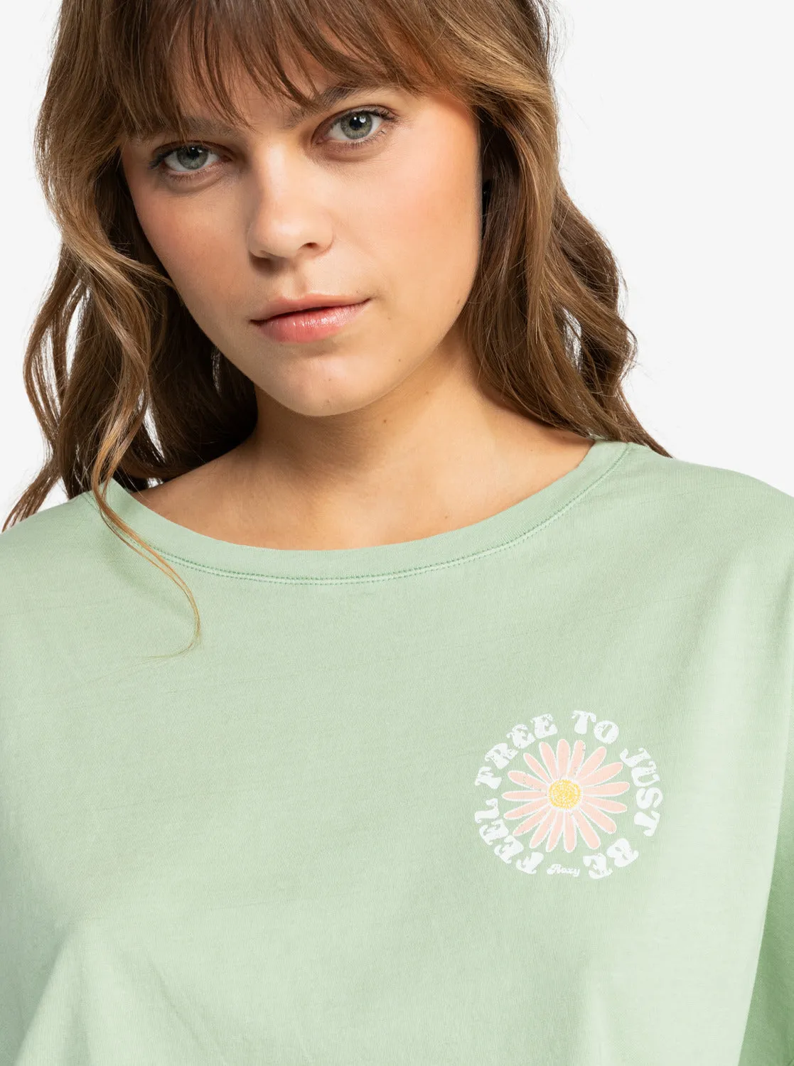 Feel Free T-Shirt - Laurel Green sold by Roxy product image thumbnail 4