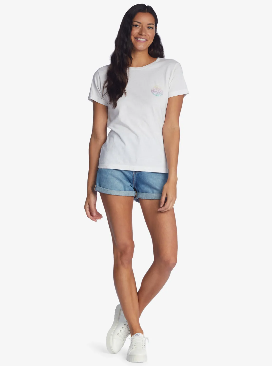 Waves Of Change Boyfriend T-Shirt - Snow White sold by Roxy product image thumbnail 4