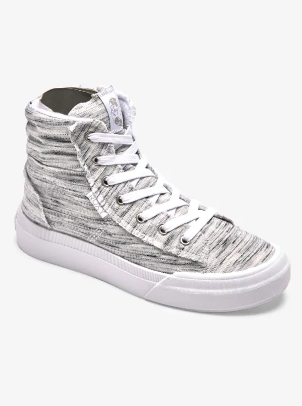 Roxy Rae Mid-Top Shoes - Heather Grey sold by Roxy
