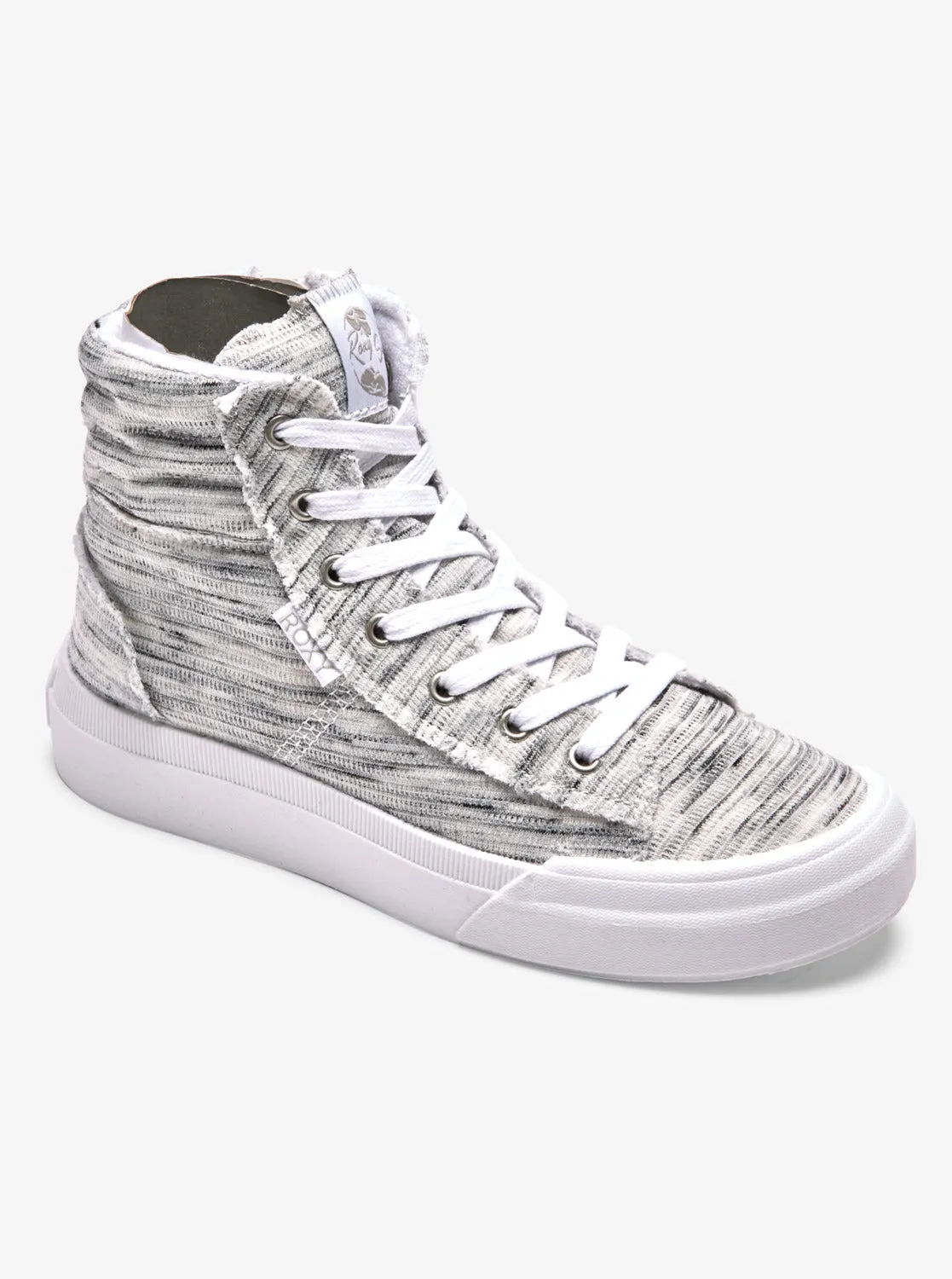 Roxy Rae Mid-Top Shoes - Heather Grey sold by Roxy