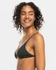 Rib Roxy Love The Quiver Bikini Top - Anthracite sold by Roxy