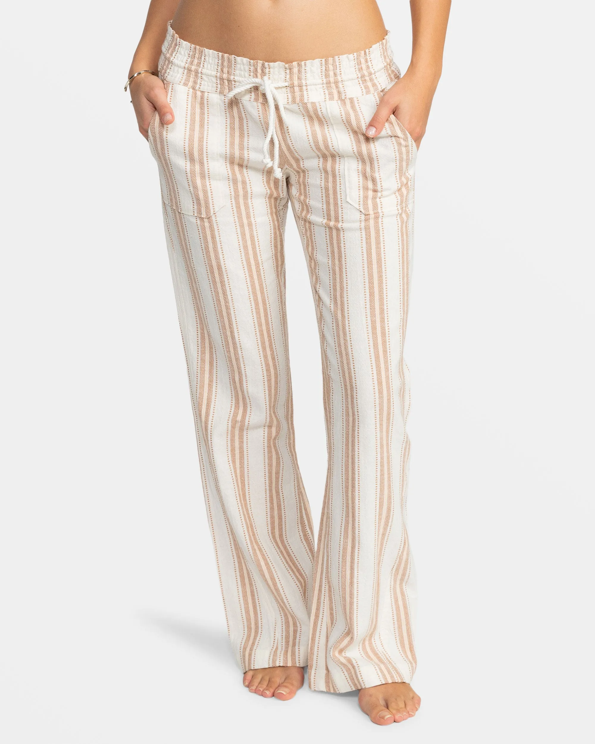 Oceanside Flared Pants - Egret Trailblazer sold by Roxy product image thumbnail 5