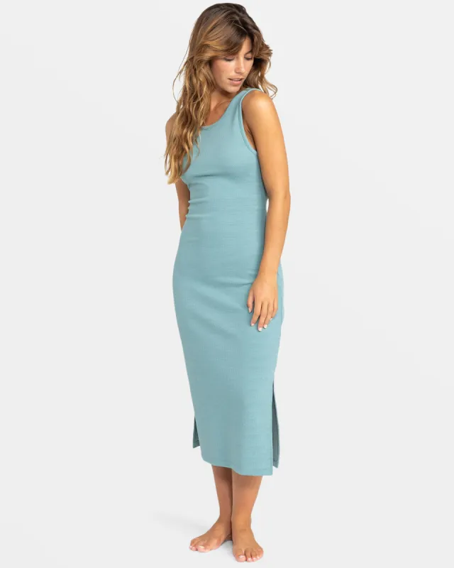 Good Keepsake Midi Dress - Mineral Blue sold by Roxy