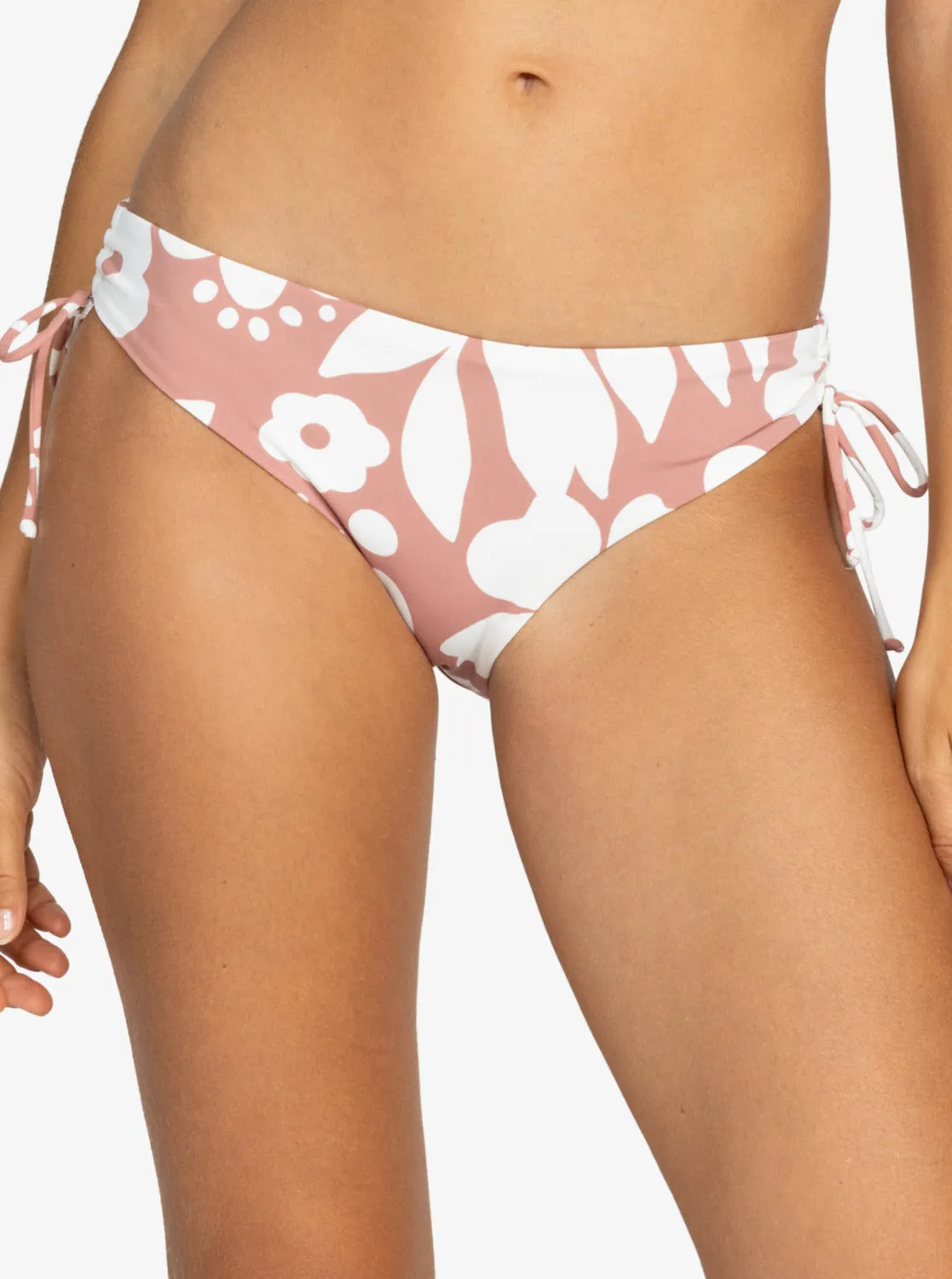 Printed Beach Classics Hipster Bikini Bottoms - Ash Rose Botanical Stencil sold by Roxy
