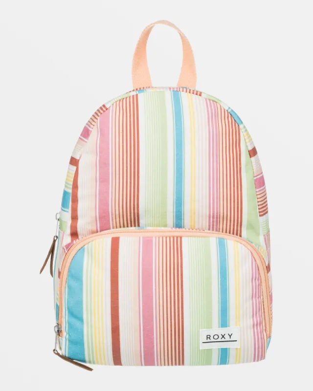 Always Core Canvas 8L Extra Small Backpack - White Salty Stripe sold by Roxy