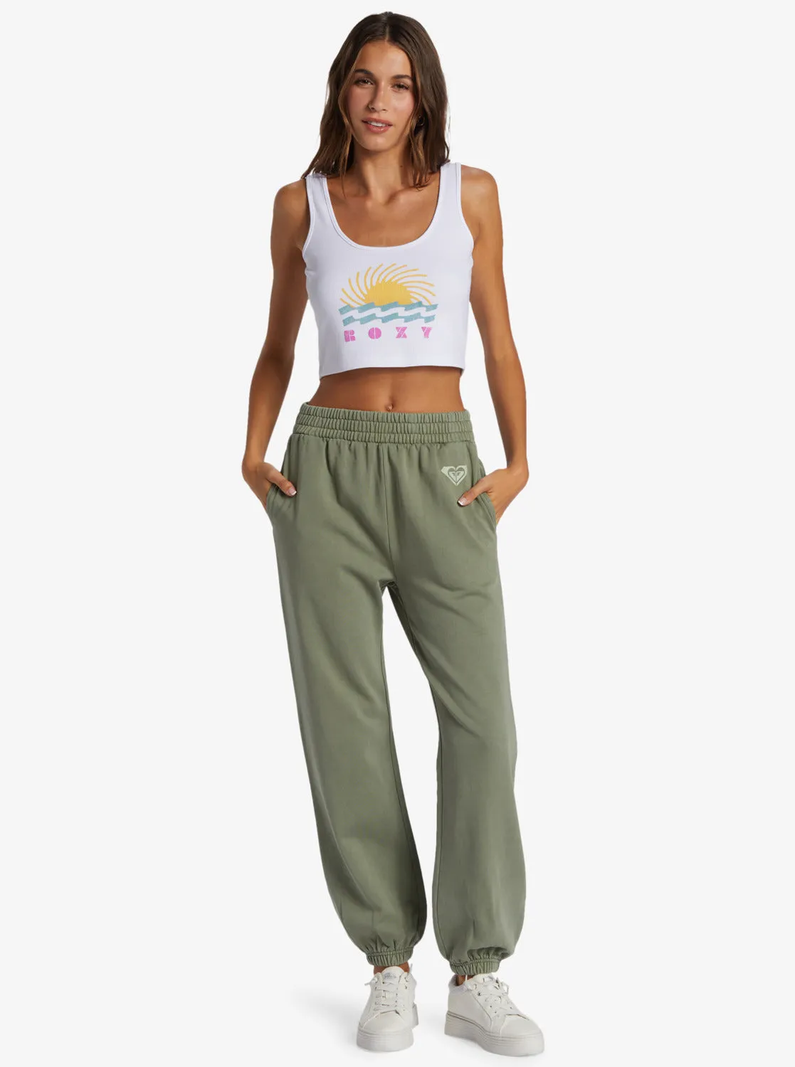 Lineup Fleece Pant Sweatpants - Agave Green sold by Roxy product image thumbnail 4