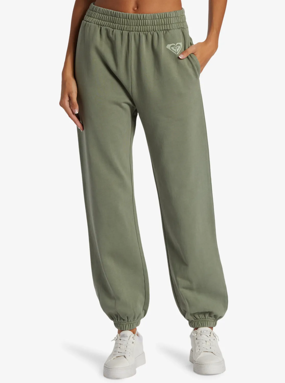 Lineup Fleece Pant Sweatpants - Agave Green sold by Roxy