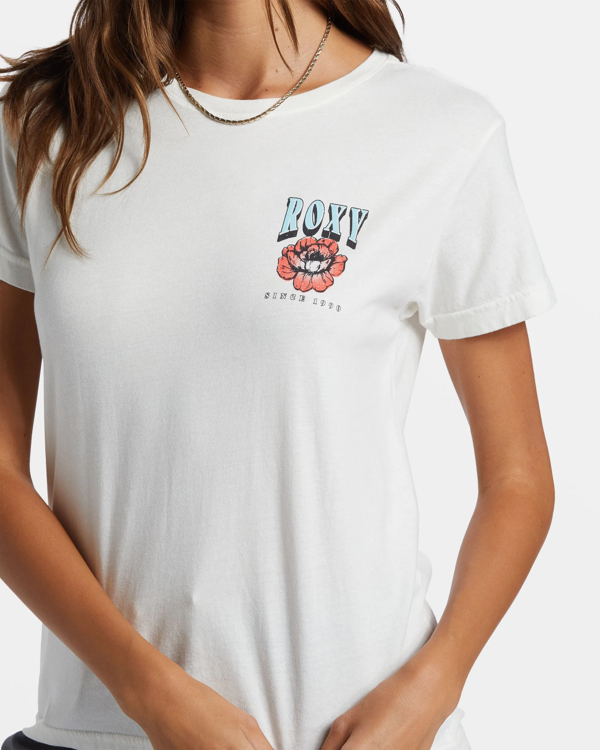 Iconic Sun Boyfriend T-Shirt - Snow White sold by Roxy product image thumbnail 5