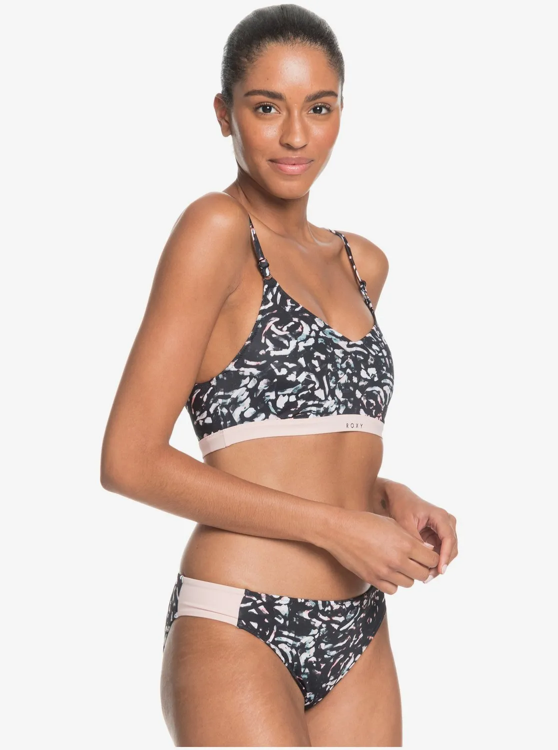 Roxy Fitness Full Bikini Bottoms - True Black Izi sold by Roxy product image thumbnail 2