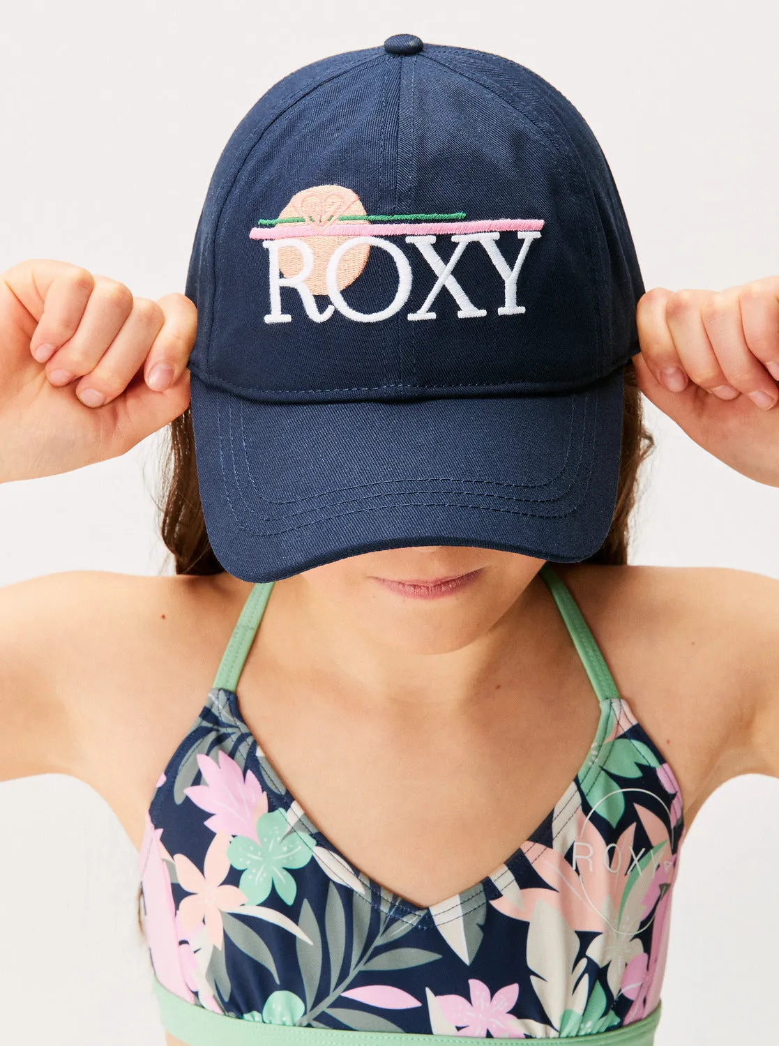 Girls 4-16 Blondie Girl Baseball Hat - Naval Academy sold by Roxy