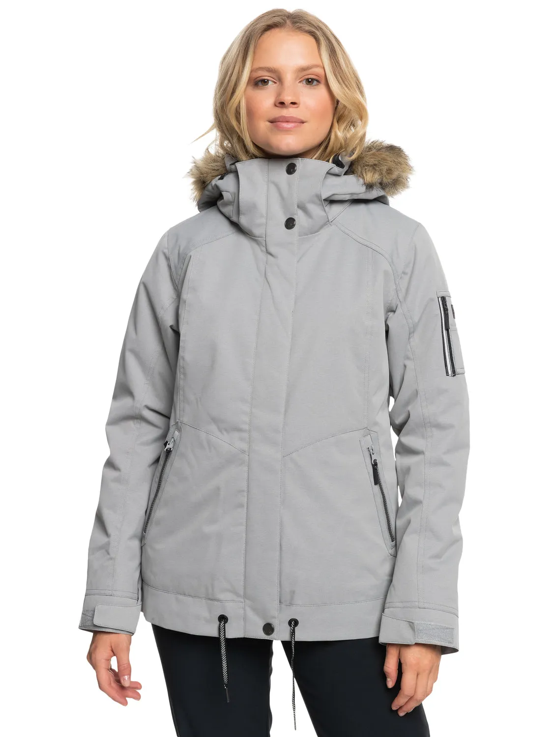Meade Technical Snow Jacket - Heather Grey sold by Roxy
