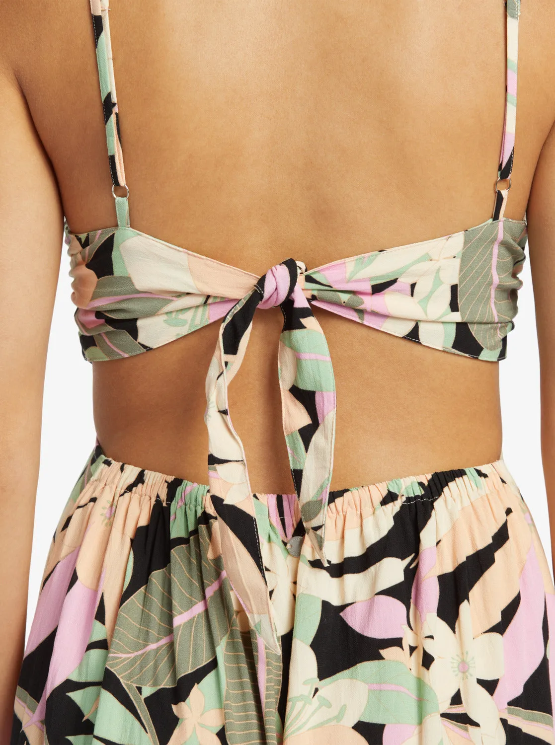 Riviera Nights Dress - Anthracite Palm Song sold by Roxy product image thumbnail 5