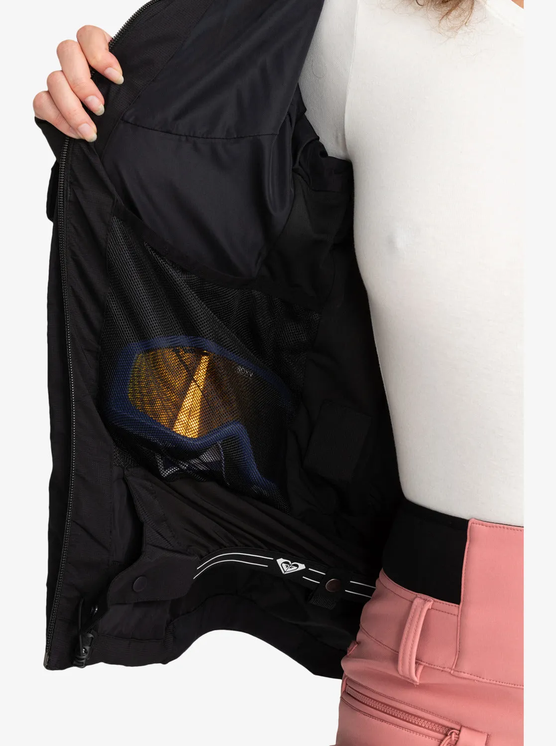 Snowstorm Technical Snow Jacket - True Black sold by Roxy product image thumbnail 4