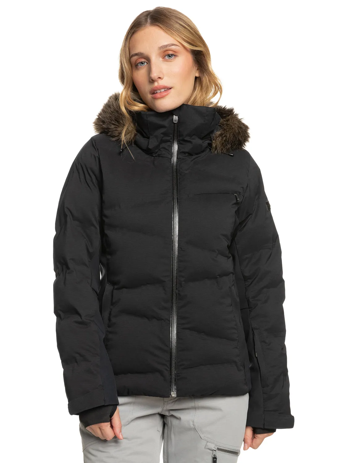 Snowstorm Technical Snow Jacket - True Black sold by Roxy